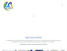 Tablet Screenshot of lc-nettoyage.com